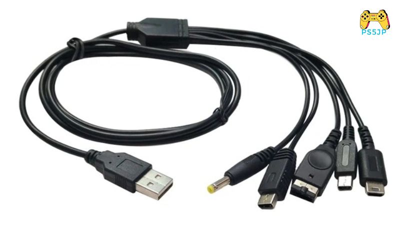 5in1 USB充電ケーブル 1.2m